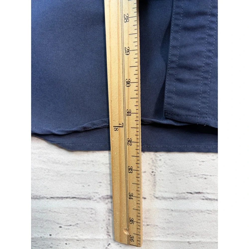 The North Face Mens XL Blue Modal Blend Roll Tab Sleeve Hiking Shirt